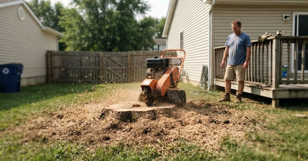 Stump grinding costs: what to expect and whether waiting saves money